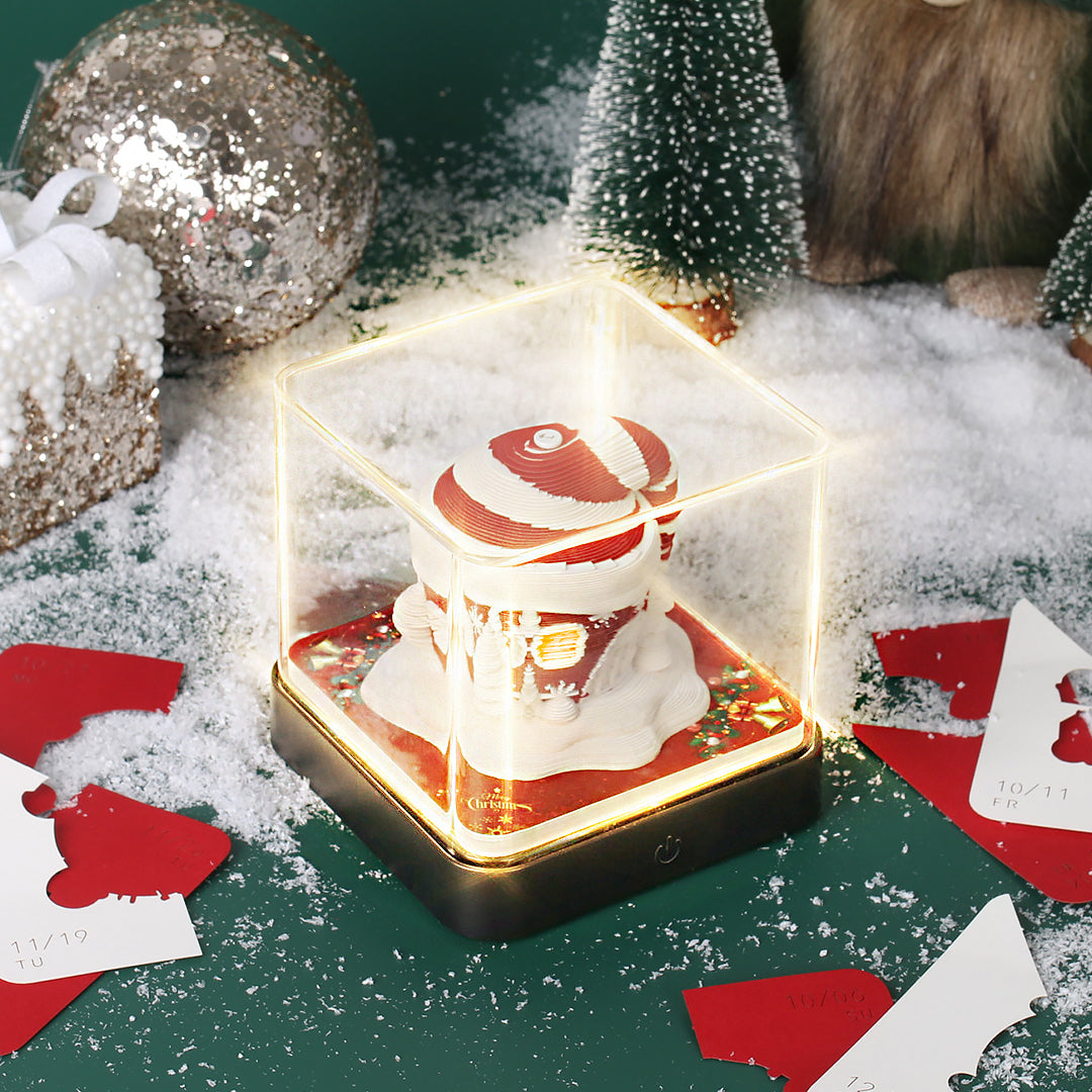 TimePiece Calendar 3D Santa House Eco Commuters timepiece-calendar-3d-santa-house-eco-commuters