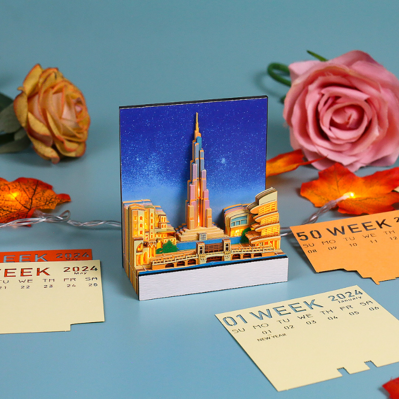 TimePiece® Calendar 3D - Dubai