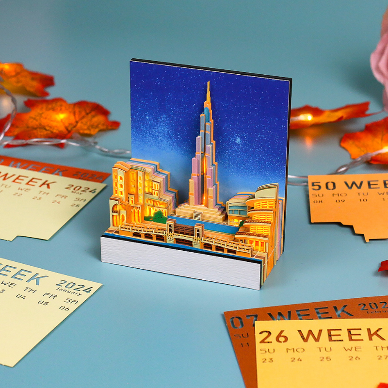 TimePiece® Calendar 3D - Dubai
