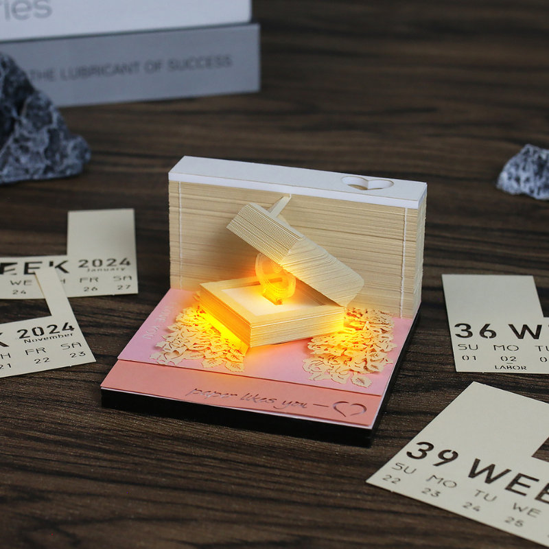 TimePiece® Calendar 3D - Valentine's Ring