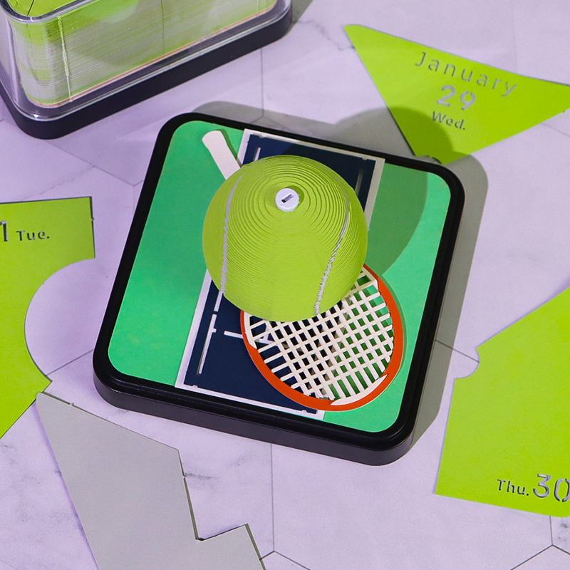 TimePiece® Calendar 3D - Tennis