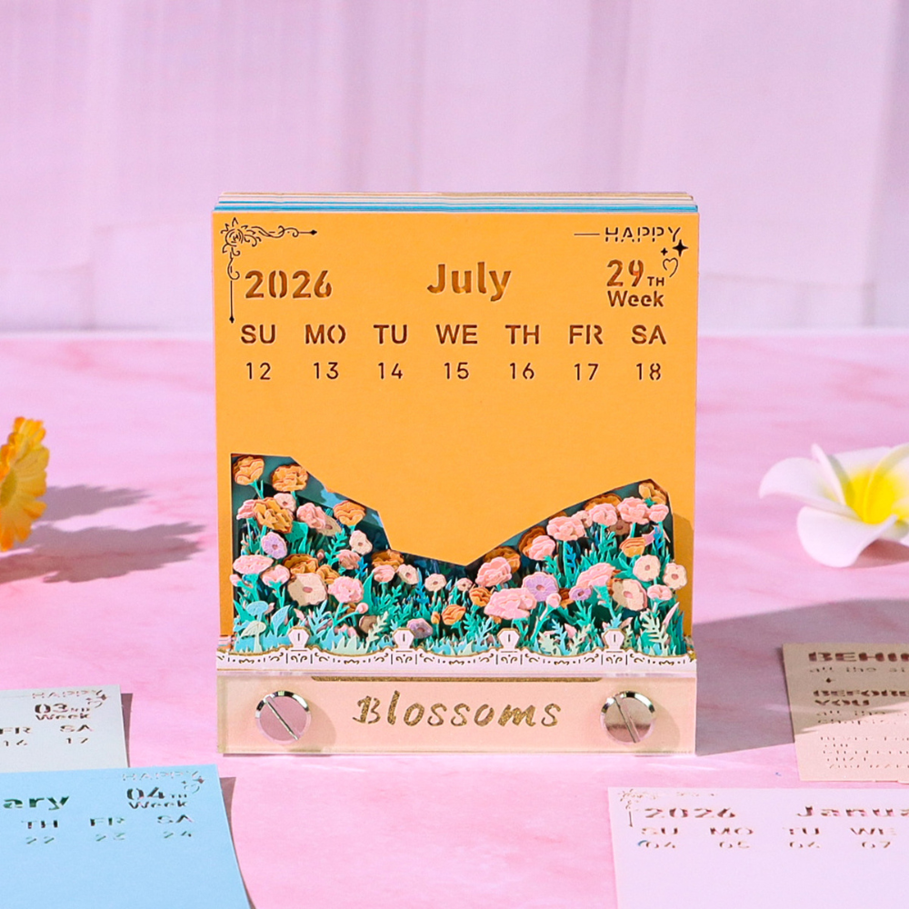 TimePiece® Calendar 3D - Bloom Years