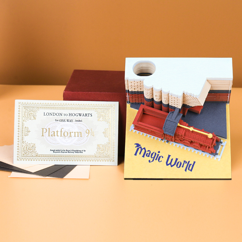 TimePiece® Memopad 3D - Magic Train