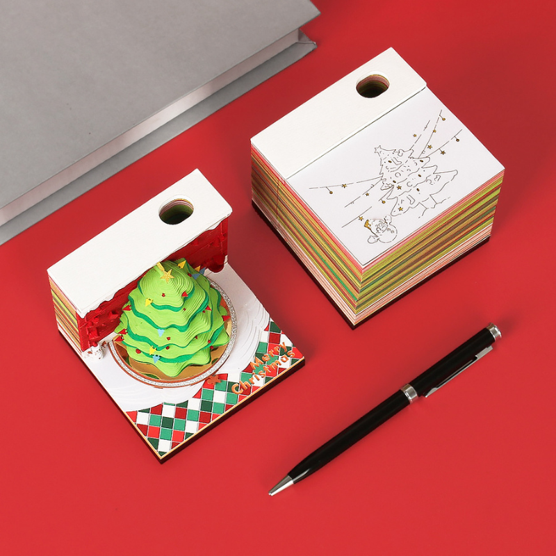 TimePiece® Memopad 3D - Christmas Tree