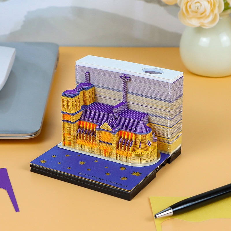 TimePiece® Memopad 3D - Notre-Dame de Paris