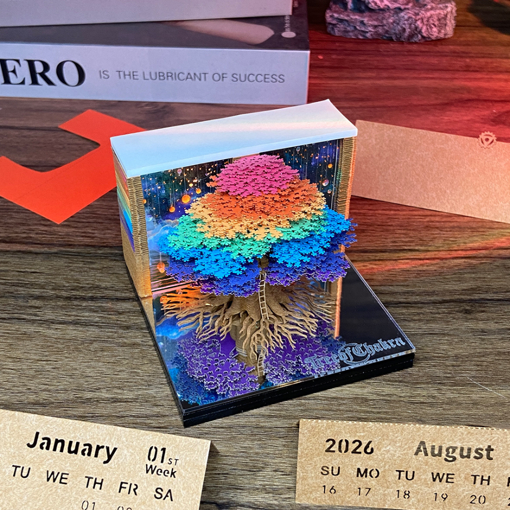TimePiece® Calendar 3D - Chakra Tree