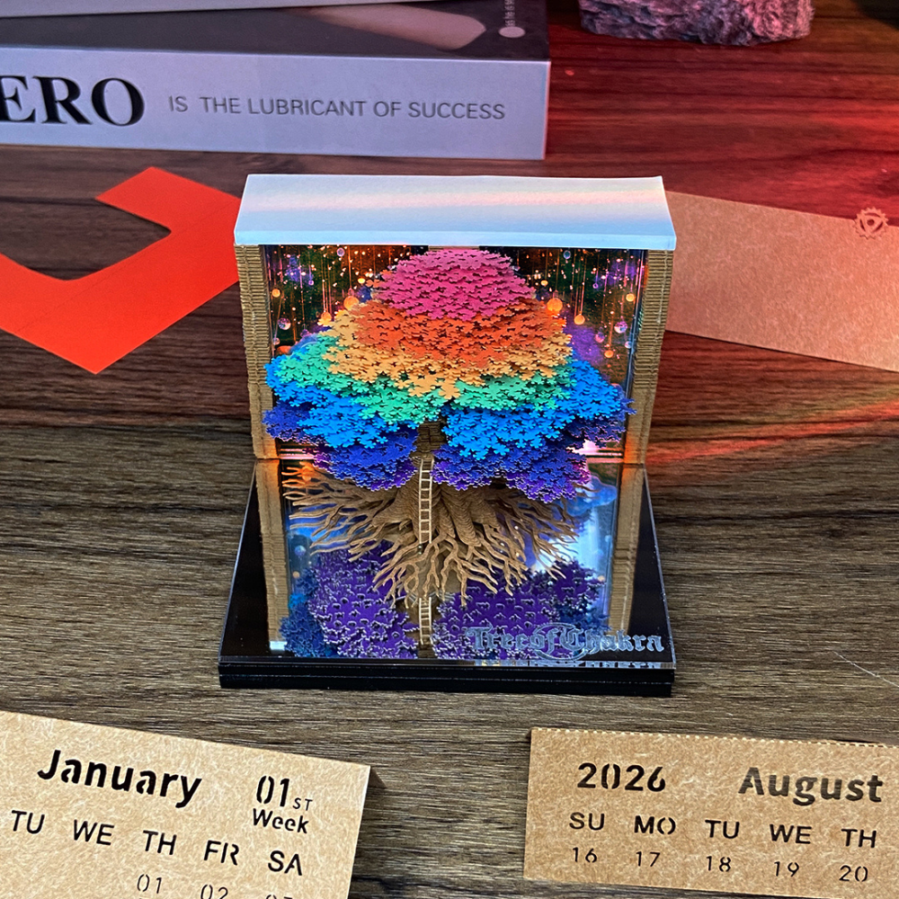 TimePiece® Calendar 3D - Chakra Tree