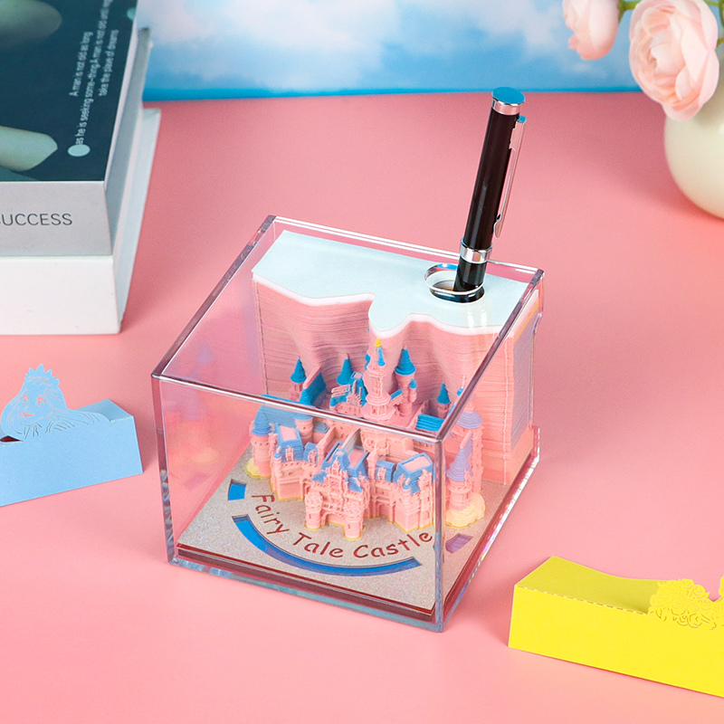 TimePiece® Memopad 3D - Fairytale Castle