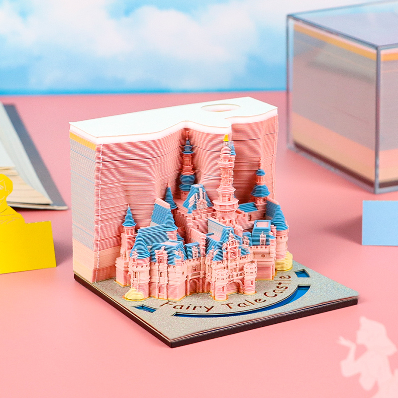 TimePiece® Memopad 3D - Fairytale Castle