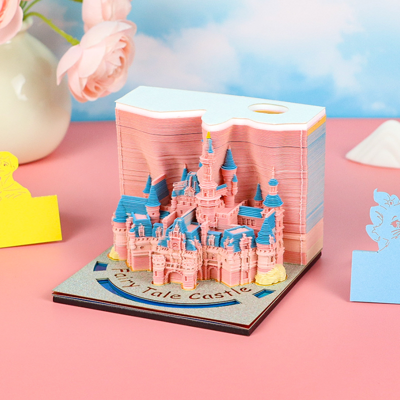 TimePiece® Memopad 3D - Fairytale Castle