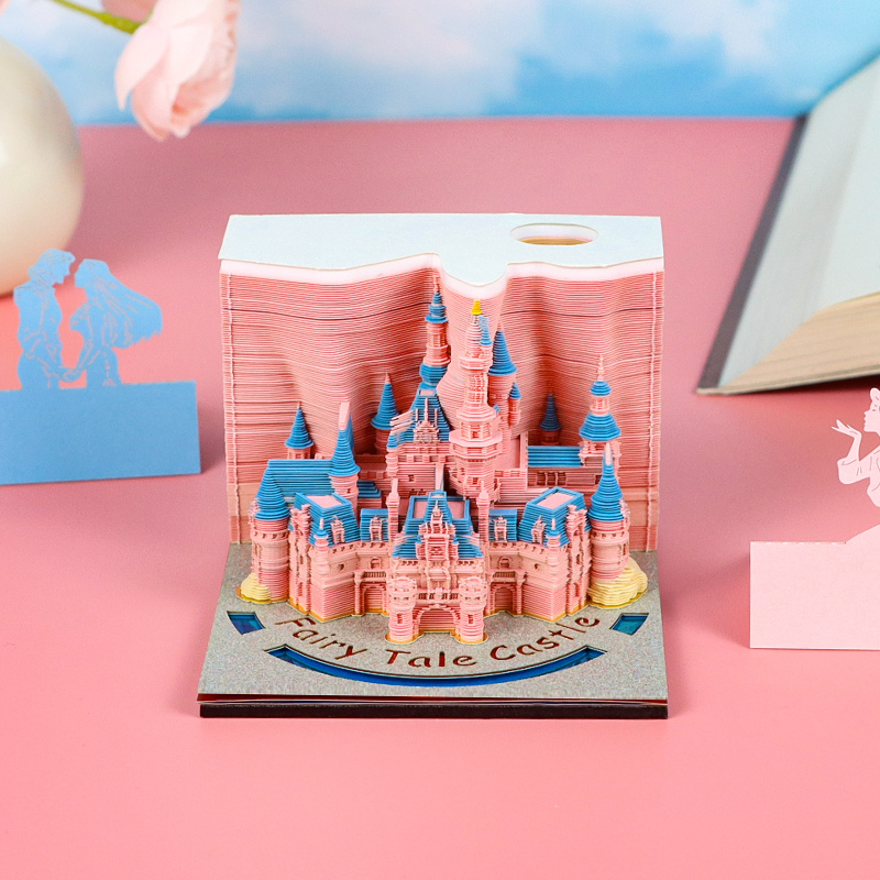 TimePiece® Memopad 3D - Fairytale Castle