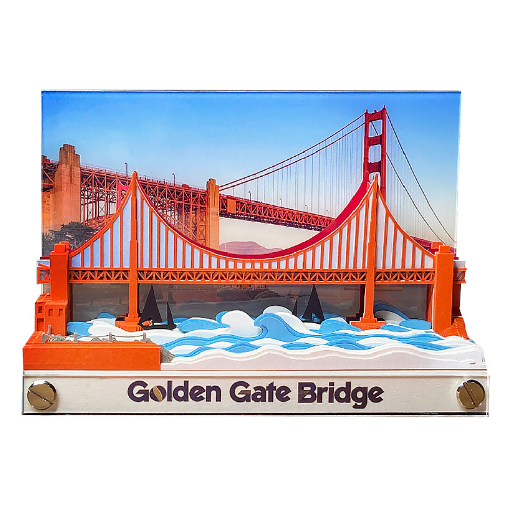 TimePiece® Calendar 3D - Golden Gate Bridge