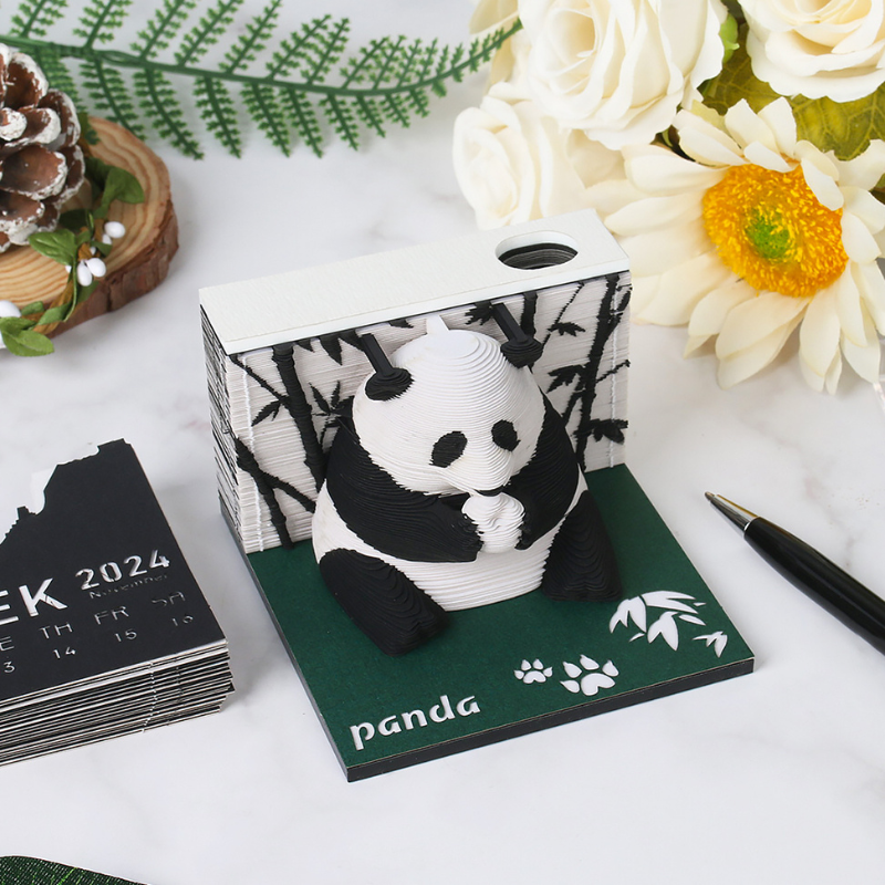 TimePiece® Calendar 3D - Panda