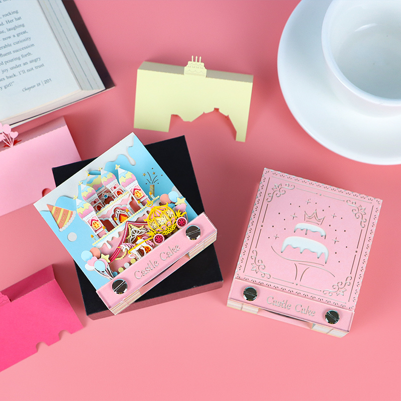 TimePiece® Memopad 3D - Cake Castle