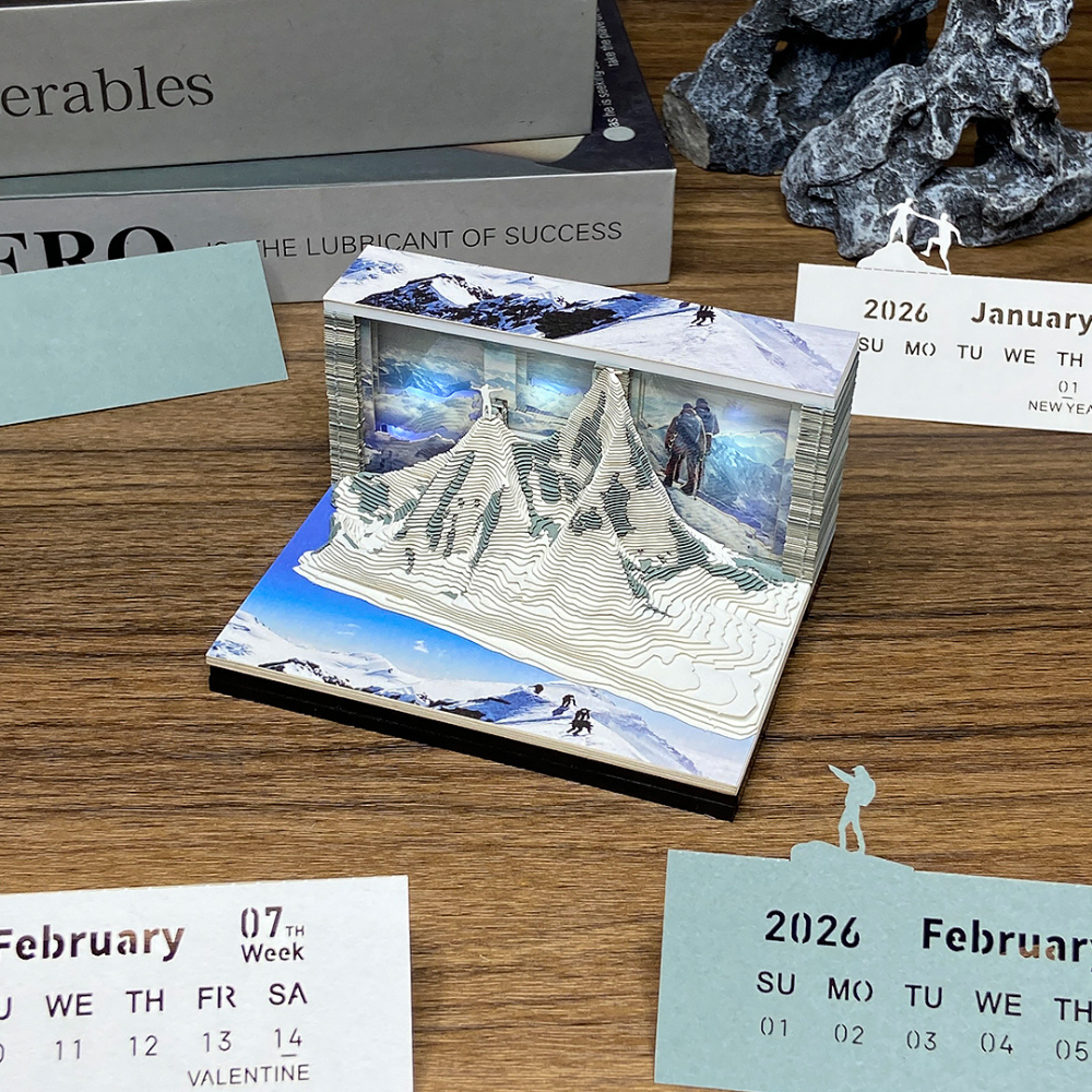 TimePiece® Calendar 3D - Mount Everest