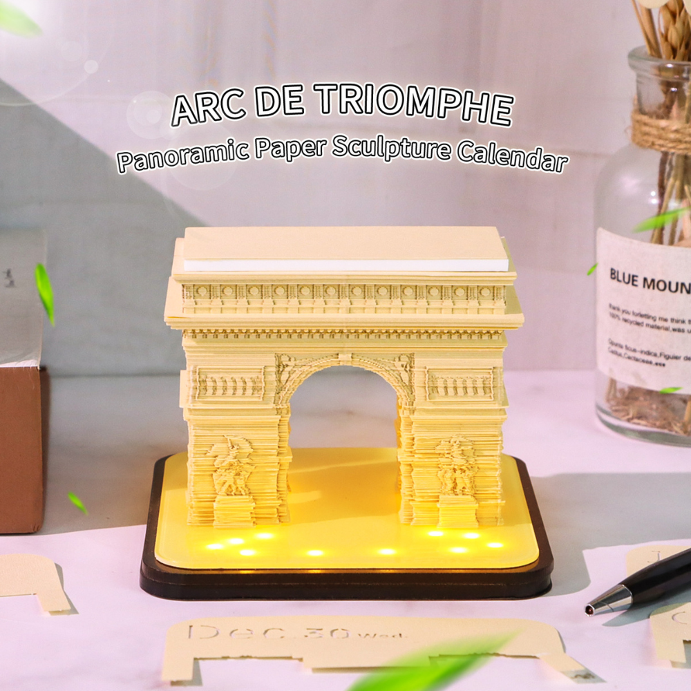 TimePiece® Calendar 3D - Arc de Triomphe