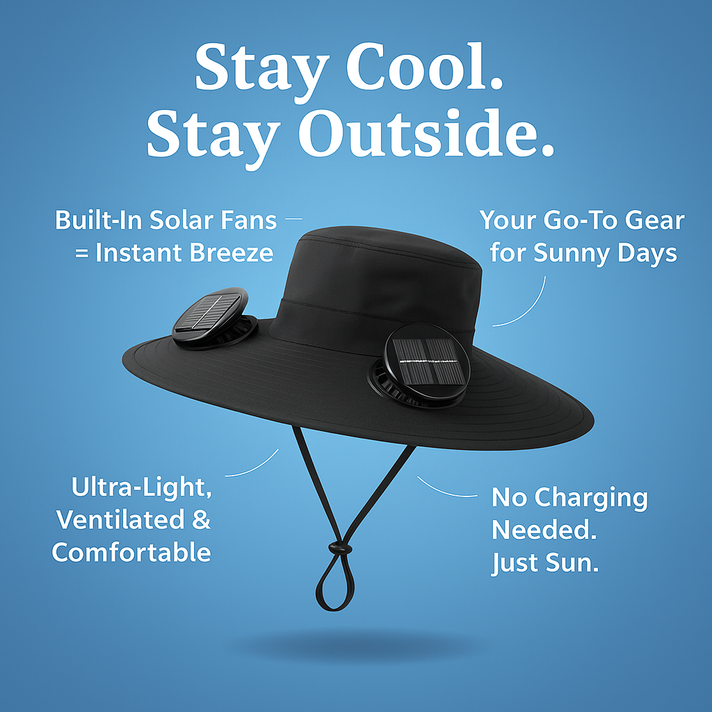 HelioBreeze® Solar Hat