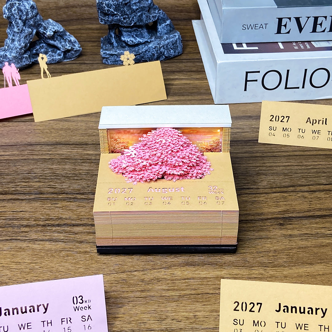 TimePiece® Calendar 3D - Cherry Blossom Tree