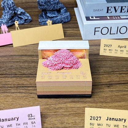 TimePiece® Calendar 3D - Cherry Blossom Tree