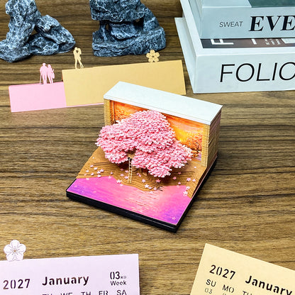 TimePiece® Calendar 3D - Cherry Blossom Tree