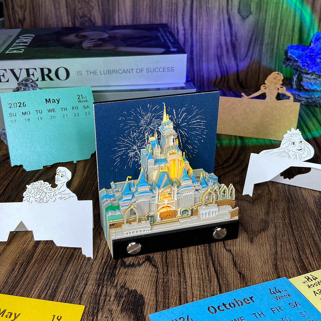 TimePiece® Calendar 3D - D'ney Castle