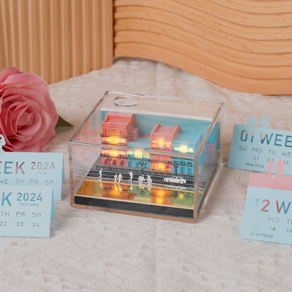 TimePiece® Calendar 3D - Havana