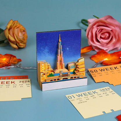 TimePiece® Calendar 3D - Dubai