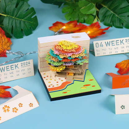 TimePiece® Calendar 3D - Tree of Four Seasons