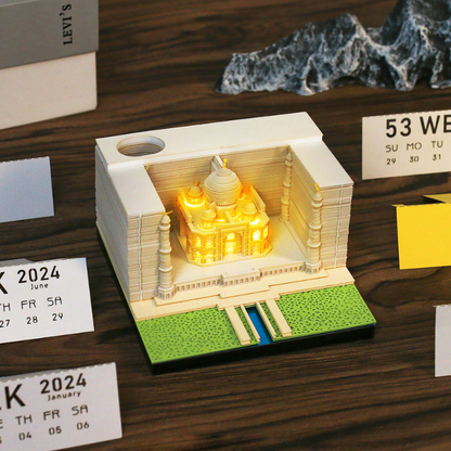 TimePiece® Calendar 3D - Taj Mahal