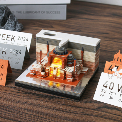 TimePiece® Calendar 3D - Hagia Sophia