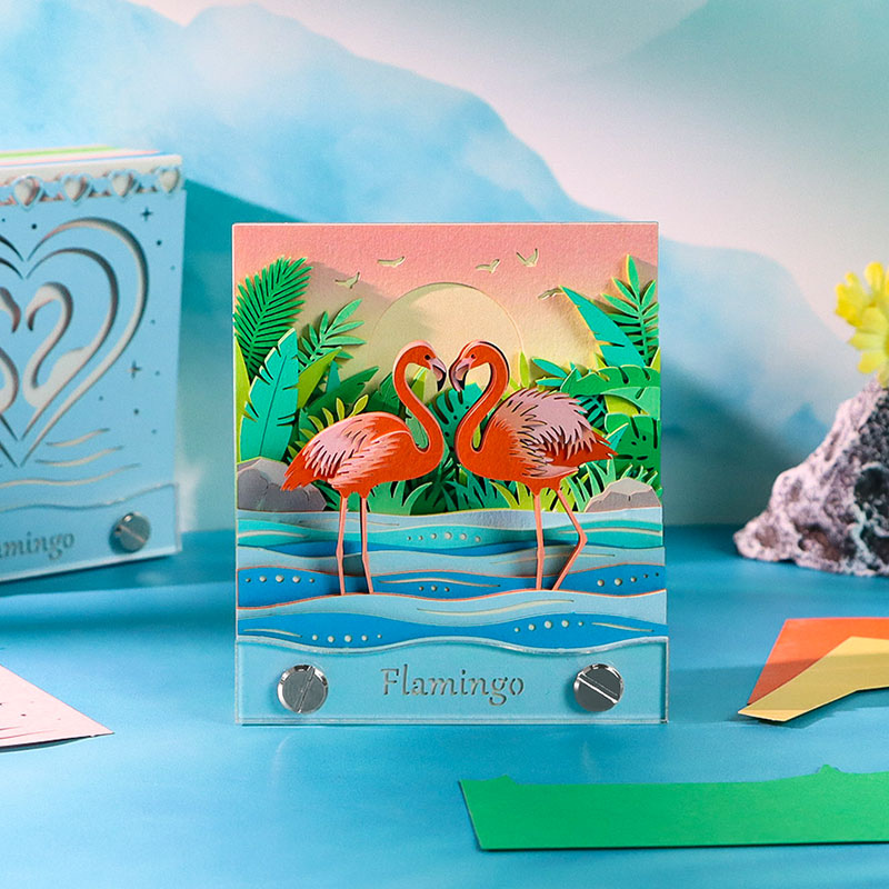 TimePiece® Memopad Flamingo