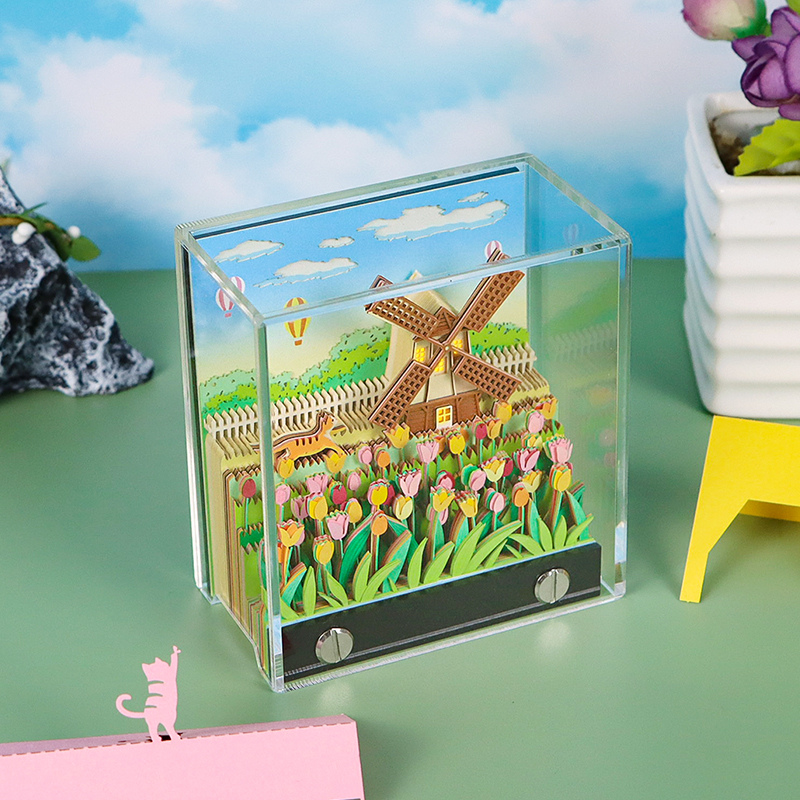 TimePiece® Memopad 3D - Windmill