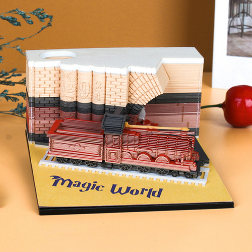 TimePiece® Memopad 3D - Magic Train