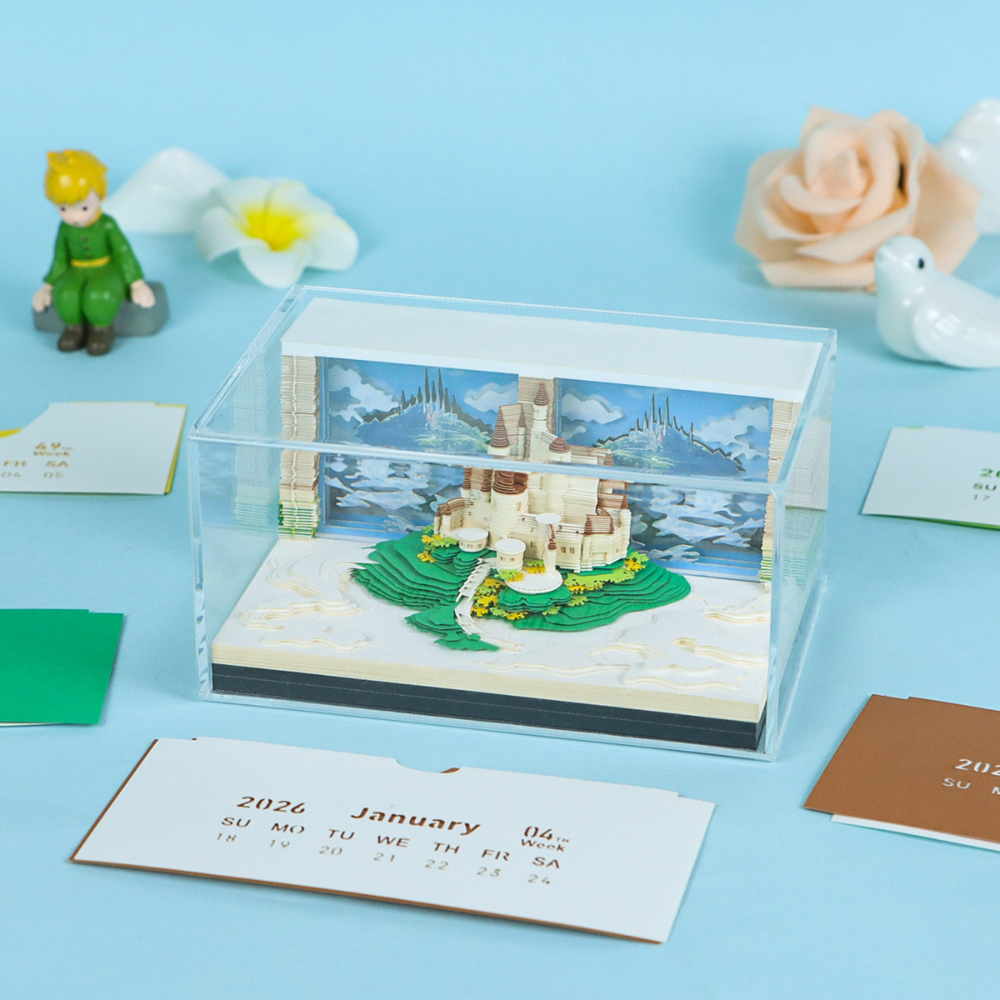 TimePiece® Calendar 3D - Castle In The Sky