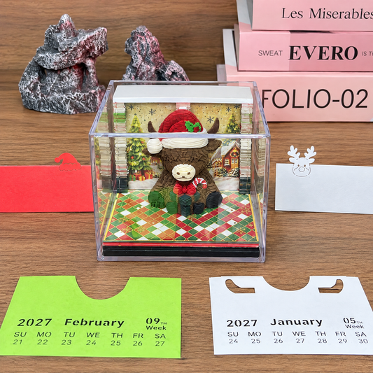 TimePiece® Calendar 3D - Highland Cow