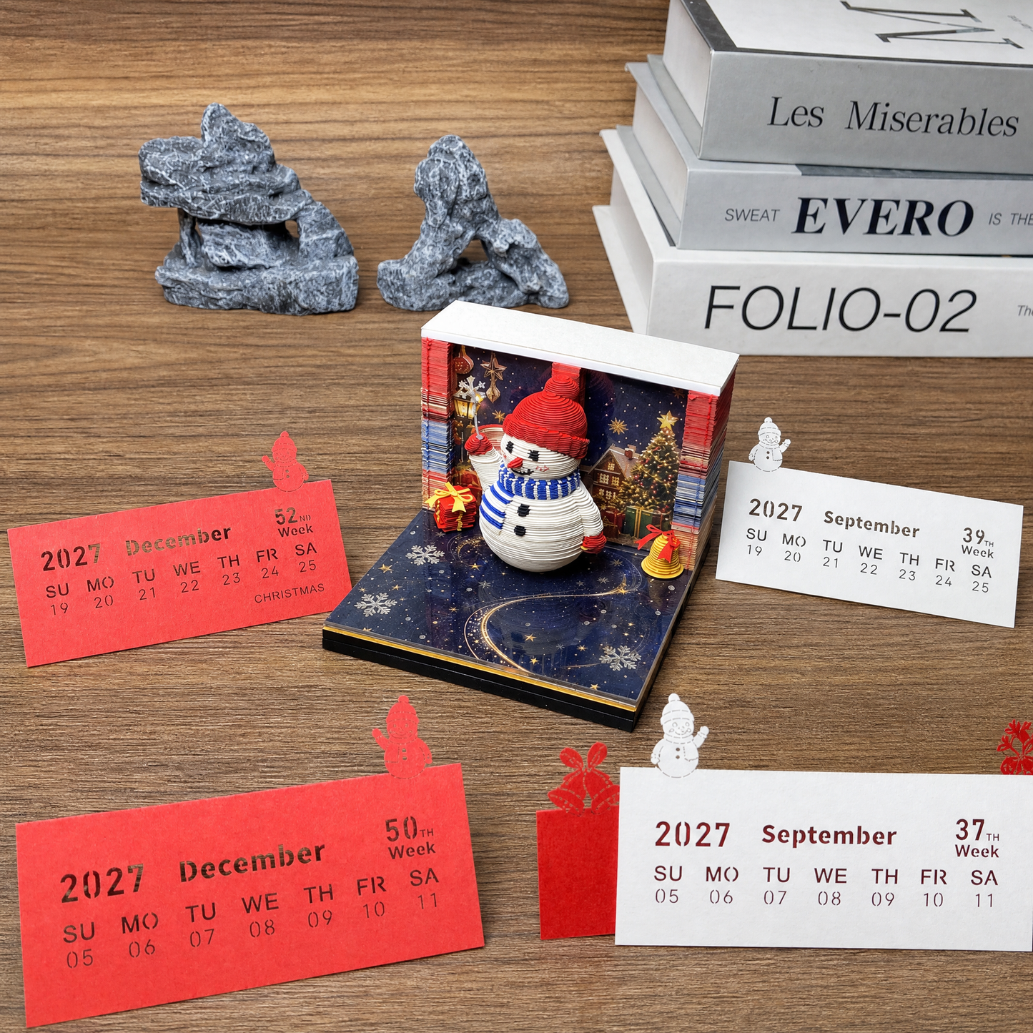 TimePiece® Calendar 3D - Snowman