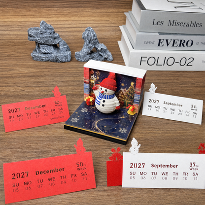 TimePiece® Calendar 3D - Snowman