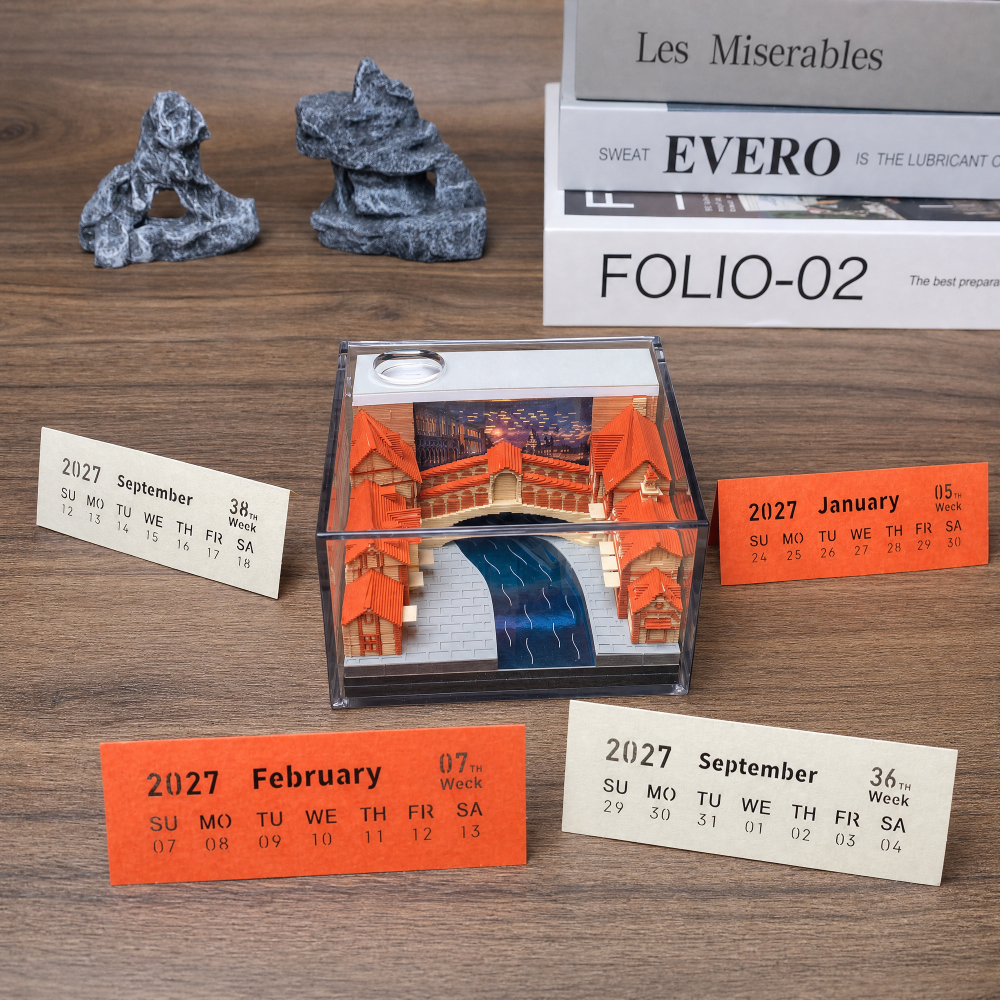 TimePiece® Calendar 3D - Venice
