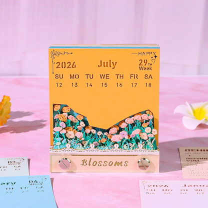 TimePiece® Calendar 3D - Bloom Years