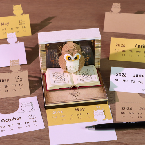 TimePiece® Calendar 3D - Magic Owl
