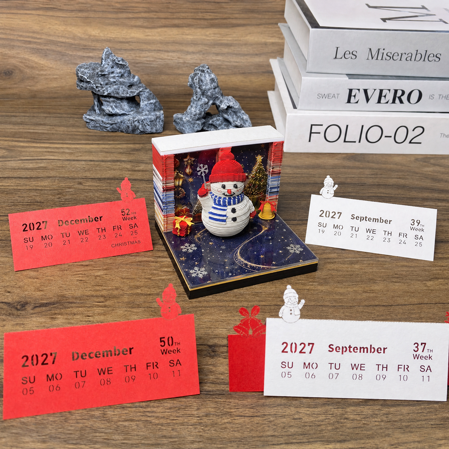 TimePiece® Calendar 3D - Snowman