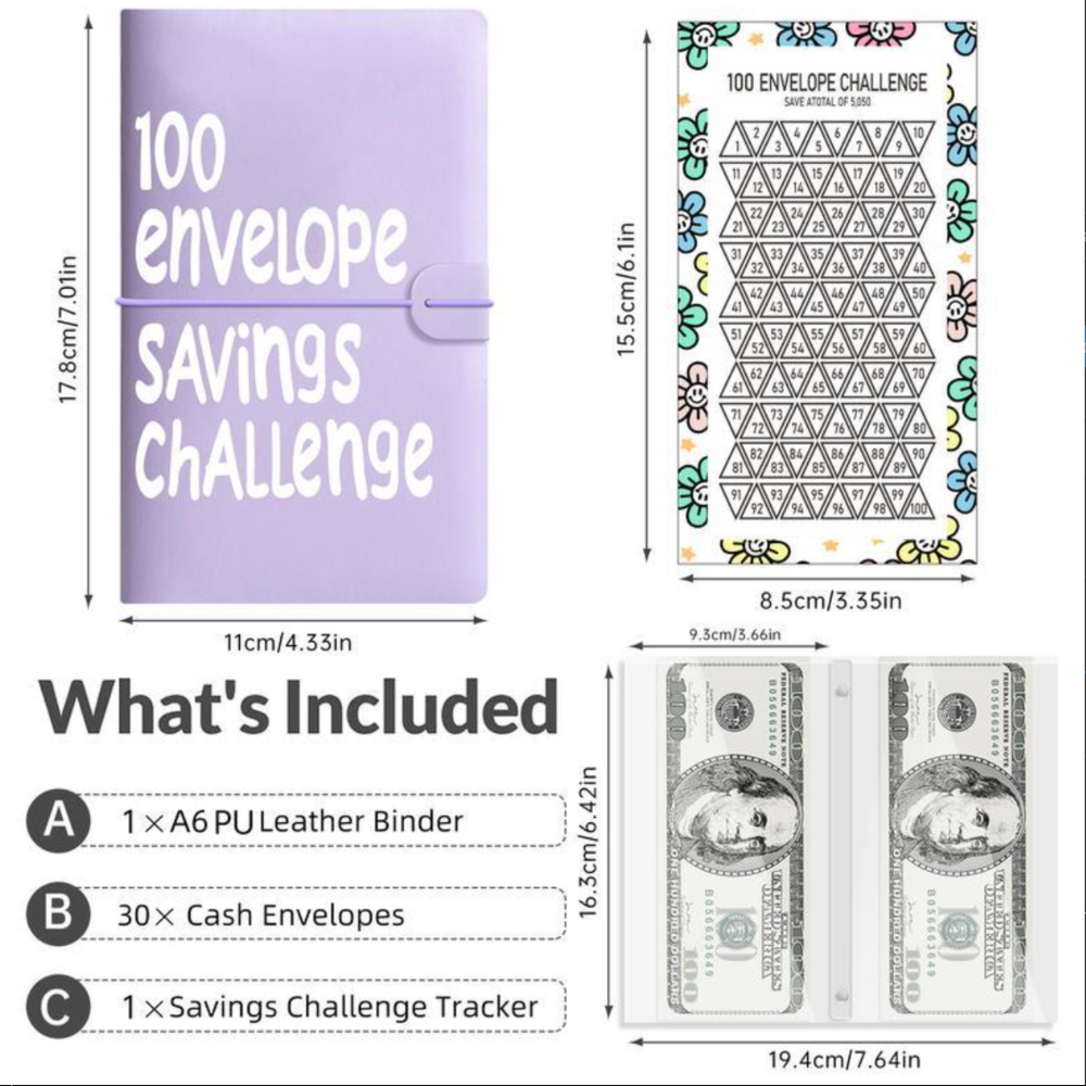 The 100 Envelope Challenge Binder