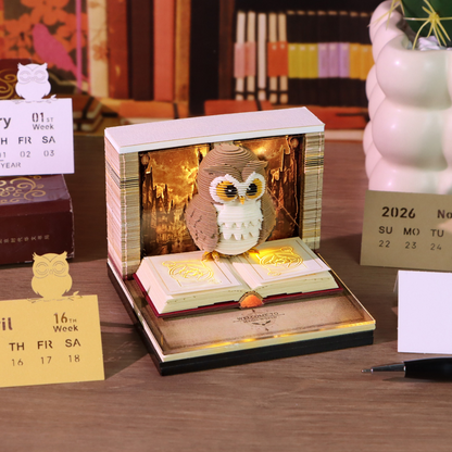 TimePiece® Calendar 3D - Magic Owl