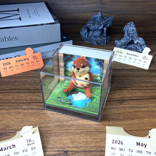 TimePiece® Calendar 3D - Otter