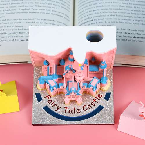 TimePiece® Memopad 3D - Fairytale Castle