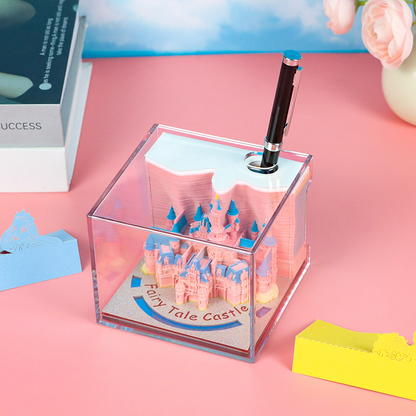 TimePiece® Memopad 3D - Fairytale Castle