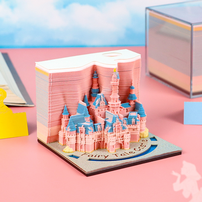 TimePiece® Memopad 3D - Fairytale Castle