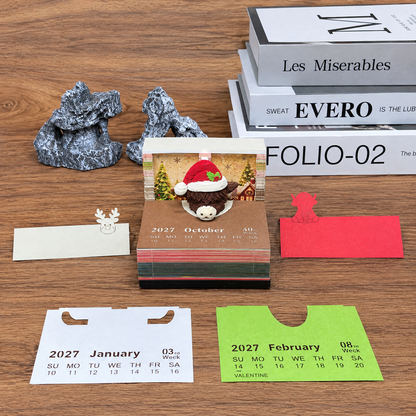 TimePiece® Calendar 3D - Highland Cow