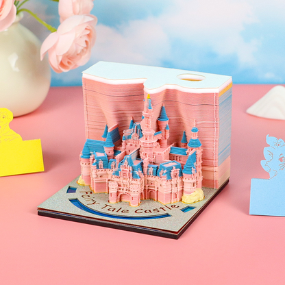 TimePiece® Memopad 3D - Fairytale Castle