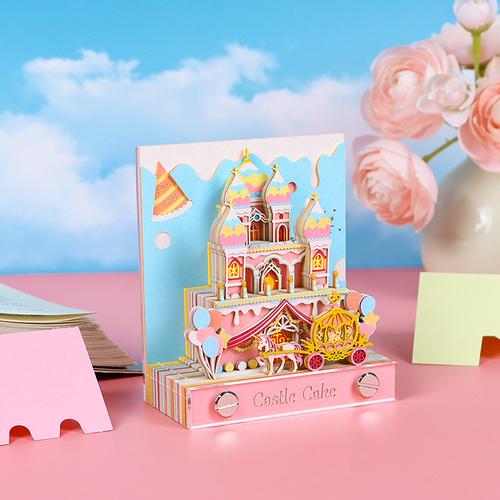 TimePiece® Memopad 3D - Cake Castle